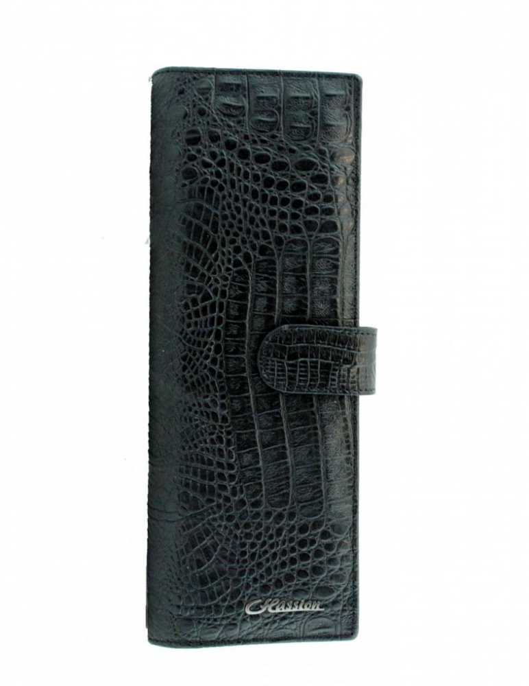Визитница 17631 черный крокодил