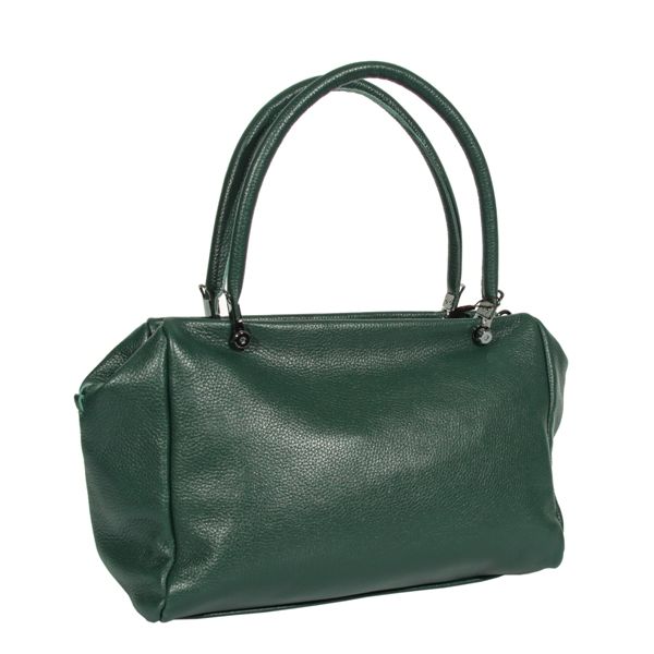 Женская кожаная сумка МІС 2678 зеленая