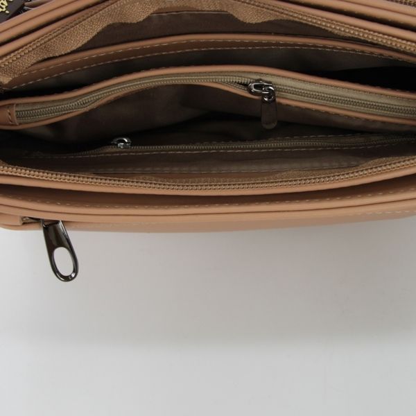 Женская кожаная сумка МІС 2619 капучино