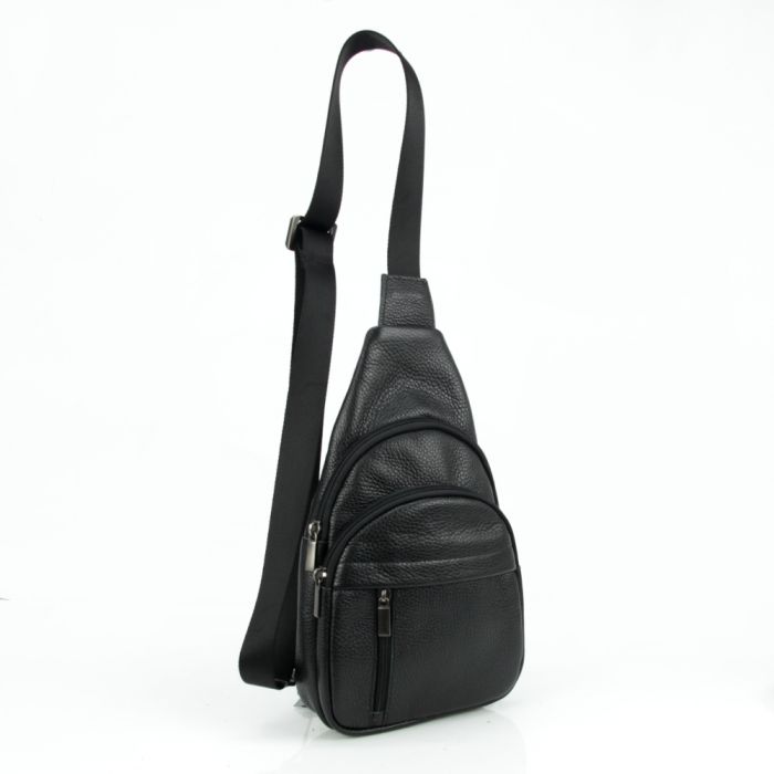 Мужская сумка-слинг Vesson 4716 черная