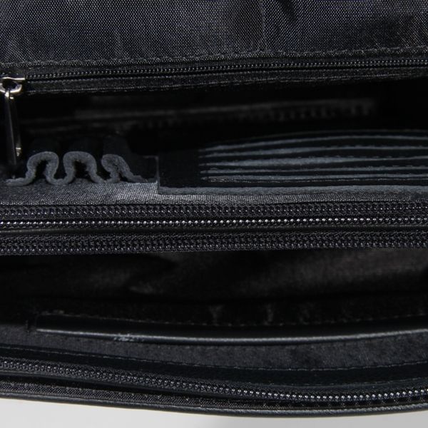 Чоловіча шкіряна сумка-портфель Vesson 4206 чорна