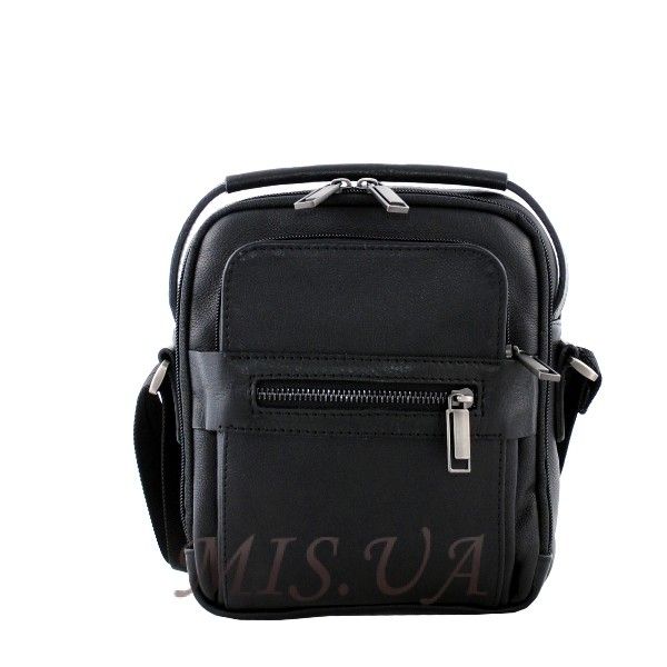 Мужская кожаная сумка Vesson 4550 черная