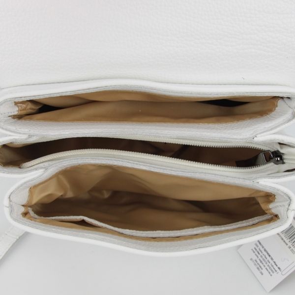 Жіноча шкіряна сумка MIC 2715 біла