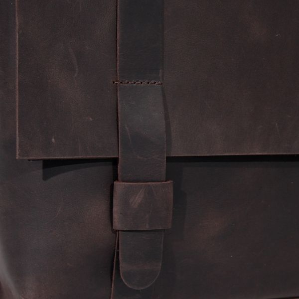 Мужской кожаный портфель-папка 4701 коричневый