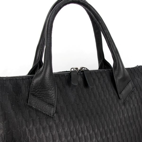 Жіноча шкіряна сумка МІС 2791 чорна