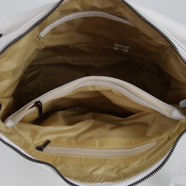 Жіноча шкіряна сумка MIC 2738 біла