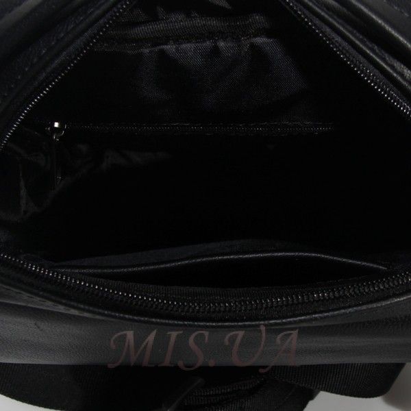 Чоловіча шкіряна сумка Vesson 4606 чорна