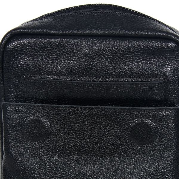 Мужская кожаная сумка Vesson 4673 черная