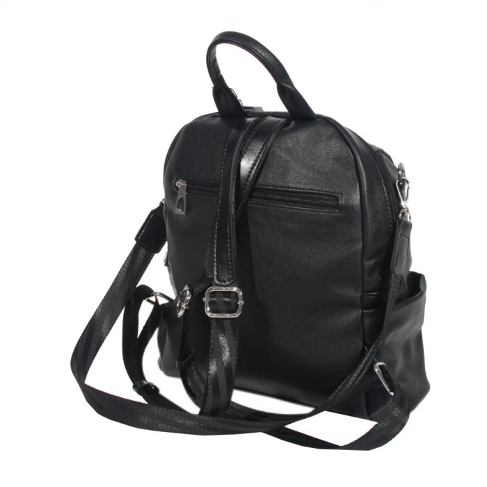 Міський рюкзак-сумка МІС 36010 чорний