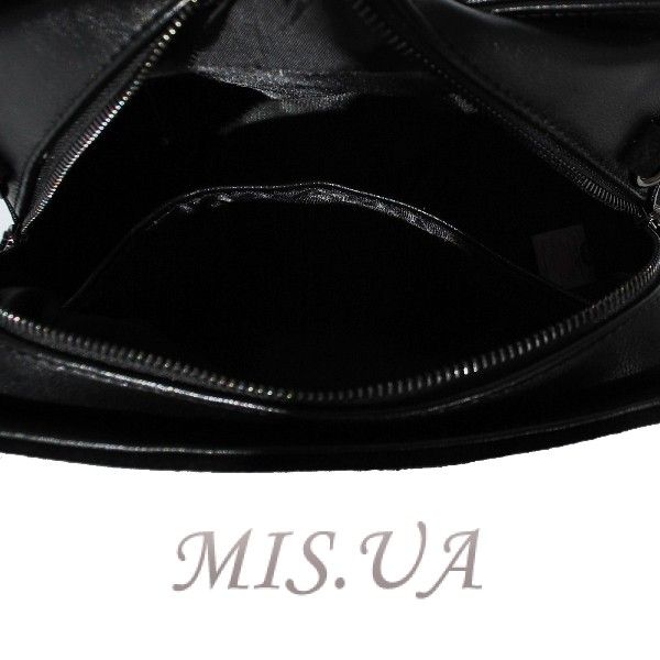Женская замшевая сумка МIС 0693 черная