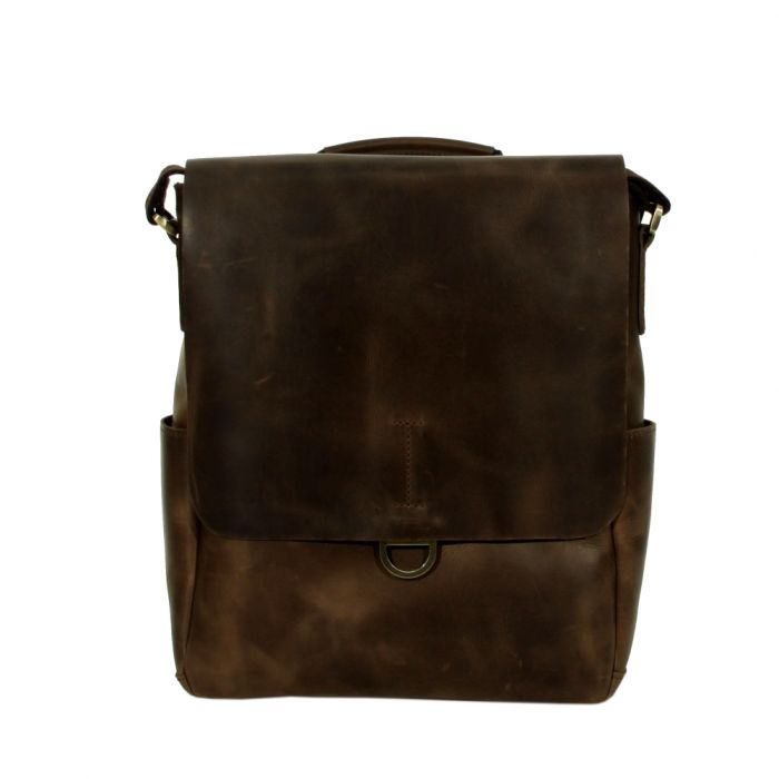 Чоловіча шкіряна сумка Vesson 4626 коричнева.