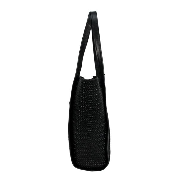 Женская кожаная сумка МІС 2648 черная