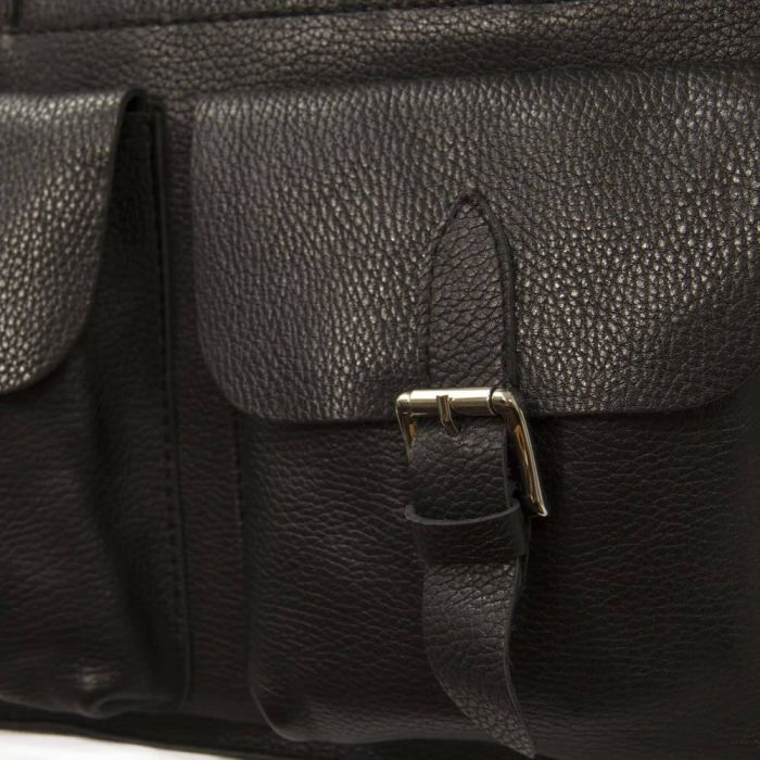 Мужской кожаный портфель 4301 черный