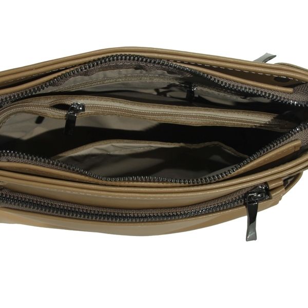 Женская кожаная сумка МІС 2619 капучино