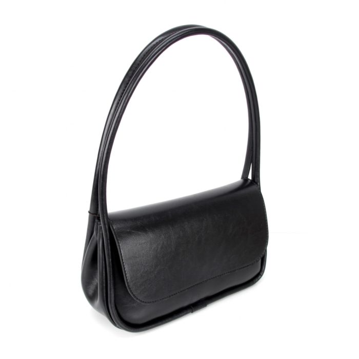 Женская сумка - багет МІС 36170 черная